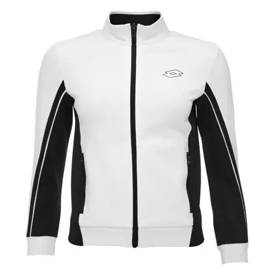 Lotto SQUADRA III FULL-ZIP TOP Lány sportpulóver, fehér, méret