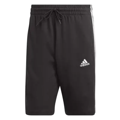 adidas ESSENTIALS SINGLE JERSEY 3-STRIPES SHORTS Férfi rövidnadrág, fekete, méret