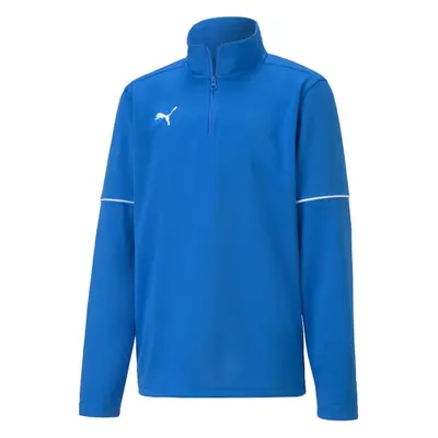 Puma TEAMGOAL 4 ZIP TOP CORE JR Fiú pulóver, kék, méret