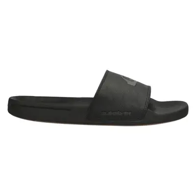 Quiksilver RIVI NUBUCK SLIDE Férfi bőr szandál, fekete, méret