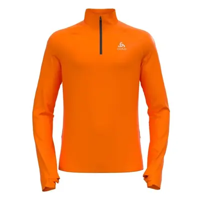 Odlo MID LAYER 1/2 ZIP AXALP CERAMIWARM Férfi funkcionális középső réteg, narancssárga, méret