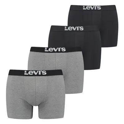 Levi's® SOLID BASIC BRIEF 4P Férfi boxeralsó, fekete, méret