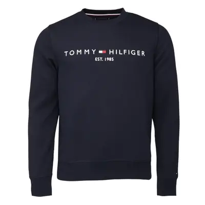 Tommy Hilfiger TOMMY LOGO SWEATSHIRT Férfi pulóver, sötétkék, méret