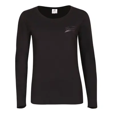 Russell Athletic LONG SLEEVE TEE SHIRT Női felső, fekete, méret