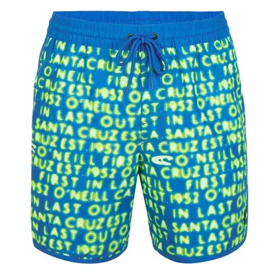 O'Neill SCALLOP NEON 16'' SWIM SHORTS Férfi fürdőnadrág, kék, méret