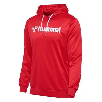 Hummel LOGO HOODIE Férfi pulóver, piros, méret