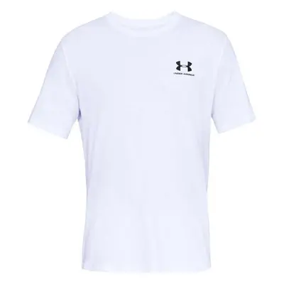 Under Armour SPORTSTYLE LEFT CHEST SS Férfi póló, fehér, méret