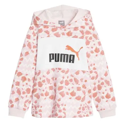 Puma ESSENTIALS MIX MTCH HOODIE TR Lány pulóver, rózsaszín, méret