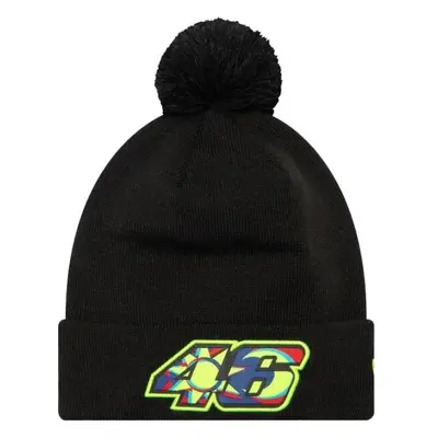 New Era VR46 GRAPHIC OVERLAY CUFF BEANIE Téli sapka, fekete, méret