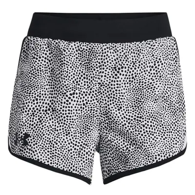 Under Armour FLY BY PRINTED SHORT Lány rövidnadrág, fekete, méret