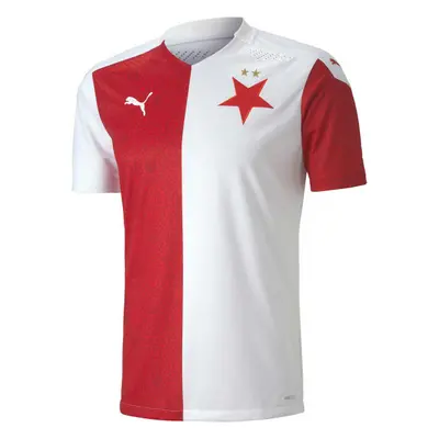 Puma SK SLAVIA SHIRT PROMO Férfi futballmez, fehér, méret