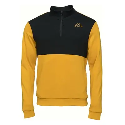 Kappa LOGO EGAPI 1/2 ZIP Férfi pulóver, sárga, méret