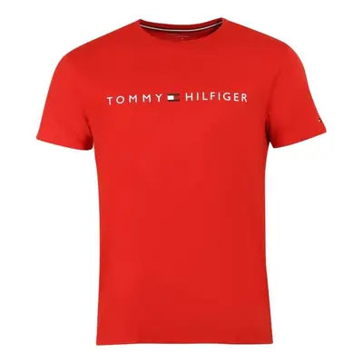 Tommy Hilfiger CN SS TEE LOGO Férfi póló, piros, méret