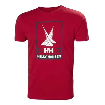 Helly Hansen SHORELINE T-SHIRT 2.0 Férfi póló, piros, méret