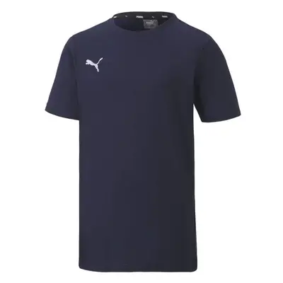 Puma TEAMGOAL CASUALS TEE JR Fiú póló, sötétkék, méret