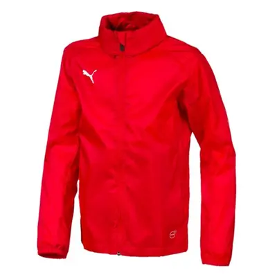 Puma LIGA TRG RAIN JKT CORE JR Gyerek kabát, piros, méret