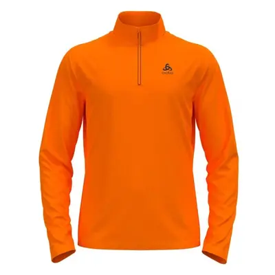 Odlo MID LAYER 1/2 ZIP BERRA Férfi pulóver, narancssárga, méret