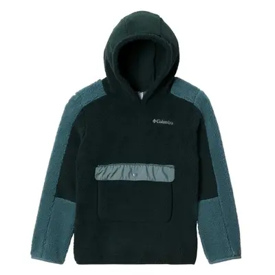 Columbia RUGGED RIDGE SHERPA HOODIE Gyerek pulóver, sötétzöld, méret