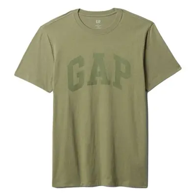 GAP BASIC LOGO Férfi póló, khaki, méret