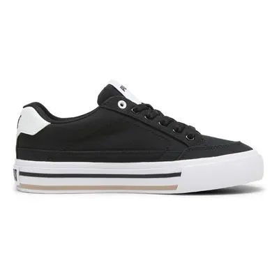 Puma COURT CLASSIC VULC FS JR Gyerek sportos cipő, fekete, méret