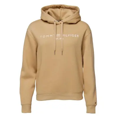 Tommy Hilfiger MODERN REG CORP LOGO HOODIE Női pulóver, bézs, méret