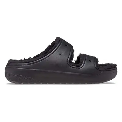 Crocs CLASSIC COZZZY Női papucs, fekete, méret 43/44