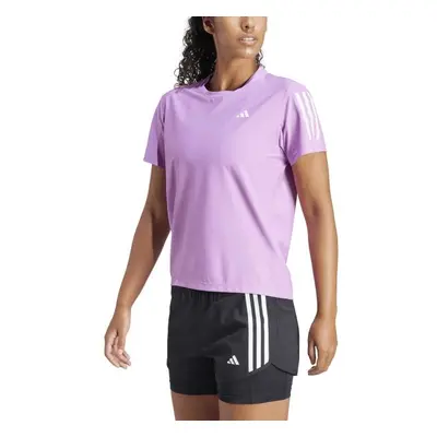 adidas OWN THE RUN TEE Női póló futáshoz, lila, méret