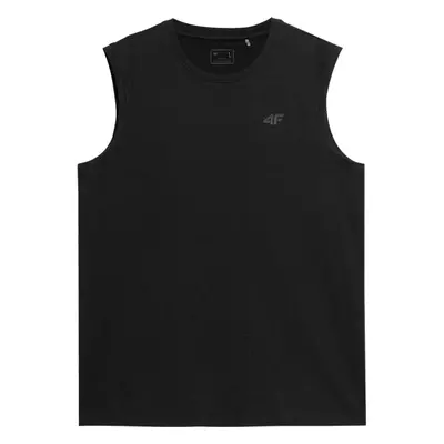 4F MEN´S SLEEVELESS Férfi ujjatlan póló, fekete, méret