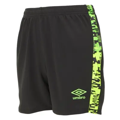 Umbro FORMATION KNIT SHORT - JNR Gyerek sport rövidnadrág, fekete, méret