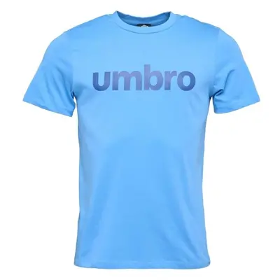 Umbro LINEAR LOGO GRAPHIC TEE Férfi póló, világoskék, méret