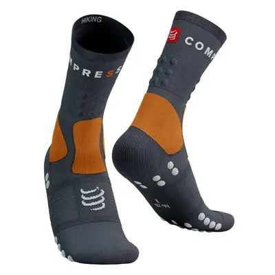 Compressport HIKING SOCKS Túrazokni, szürke, méret