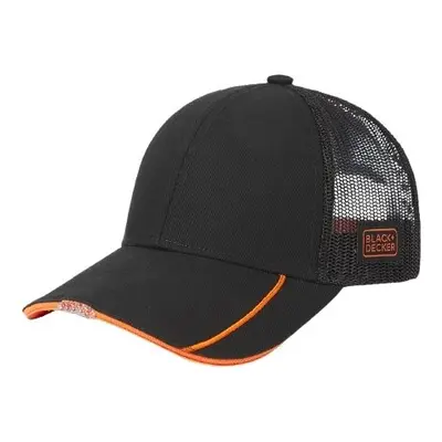 BLACK & DECKER CAP Munkaruházati baseball sapka lámpával, fekete, méret