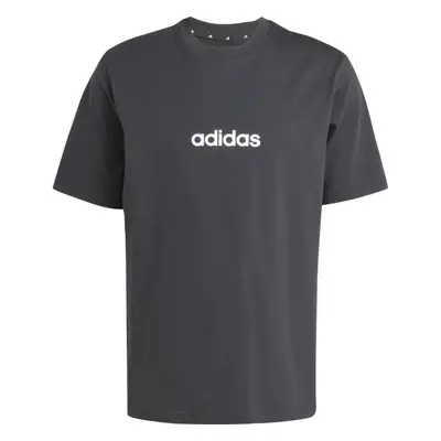 adidas ESSENTIALS LINEAR SINGLE JERSEY Férfi póló, fekete, méret