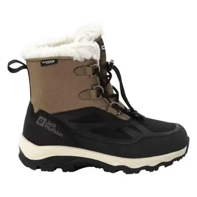 Jack Wolfskin VOJO SHELL XT TEXAPORE MID K Gyerek téli cipő, barna, méret