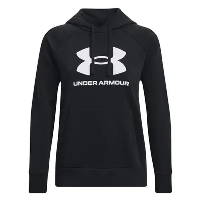 Under Armour RIVAL FLEECE BIG LOGO Női pulóver, fekete, méret