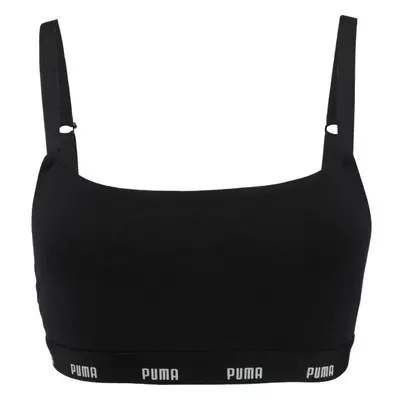 Puma WOMEN CROSS-BACK LETTE 1P Női melltartó, fekete, méret