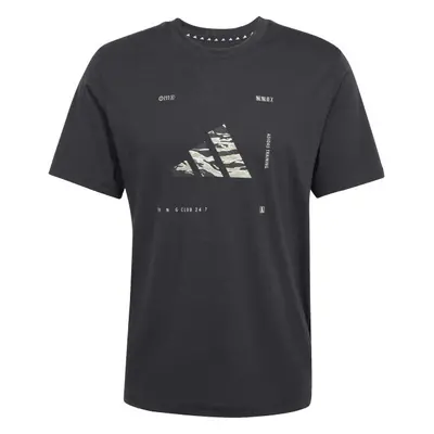 adidas CLIMACOOL TRAINING GRAPHIC TEE Férfi póló edzéshez, fekete, méret