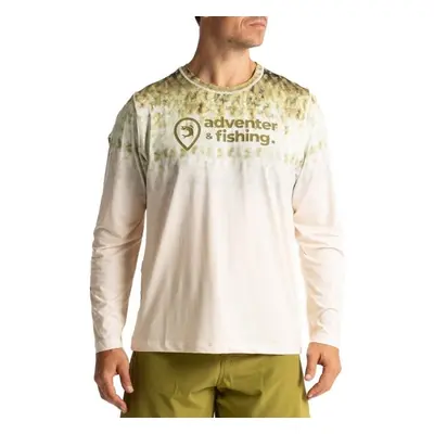 ADVENTER & FISHING UV T-SHIRT Férfi funkcionális UV felső, sárga, méret