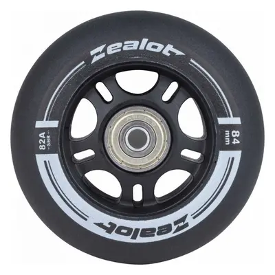 Zealot 84-82A WHEELS + BEARINGS 4PCS Görkorcsolya kerék és csapágy szett, fekete, méret