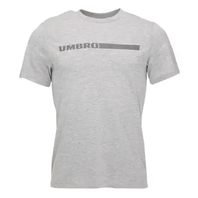 Umbro TEXTURED LOGO GRAPHIC TEE Férfi póló, szürke, méret