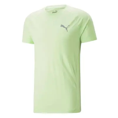 Puma EVOSTRIPE TEE Férfi póló sportoláshoz, világoszöld, méret