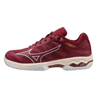 Mizuno WAVE EXCEED LIGHT CC W Női teniszcipő, bordó, méret