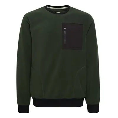 BLEND SWEATSHIRT REGULAR FIT Férfi pulóver, sötétzöld, méret