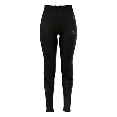 Odlo W ZEROWEIGHT WARM REFLECTIVE TIGHTS Női leggings futáshoz, fekete, méret