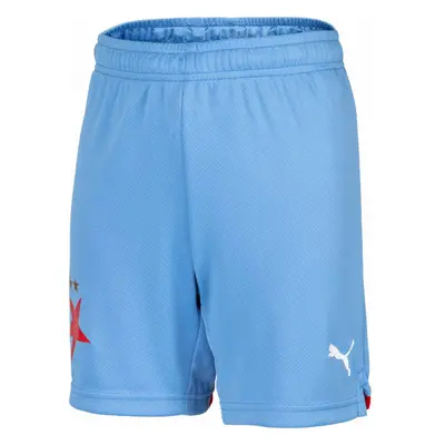 Puma SKS AWAY SHORTS JR Fiú futball rövidnadrág, világoskék, méret