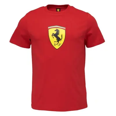 Puma FERRARI RACE COLORED BIG SHIELD TEE Férfi póló, piros, méret