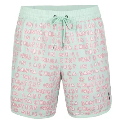 O'Neill SCALLOP NEON 16'' SWIM SHORTS Férfi fürdőnadrág, világoszöld, méret