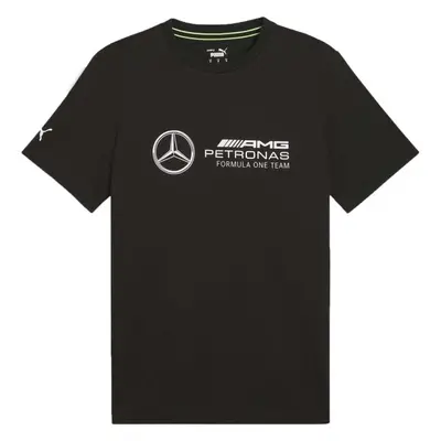 Puma MERCEDES-AMG PETRONAS F1 ESSENTIALS LOGO TEE Férfi póló, fekete, méret