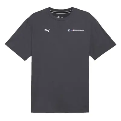 Puma BMW MOTORSPORT ESSENTIALS+ LOGO TEE Férfi póló, sötétszürke, méret