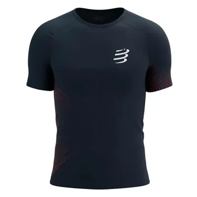 Compressport PERFORMANCE SS TSHIRT Férfi futófelső, fekete, méret